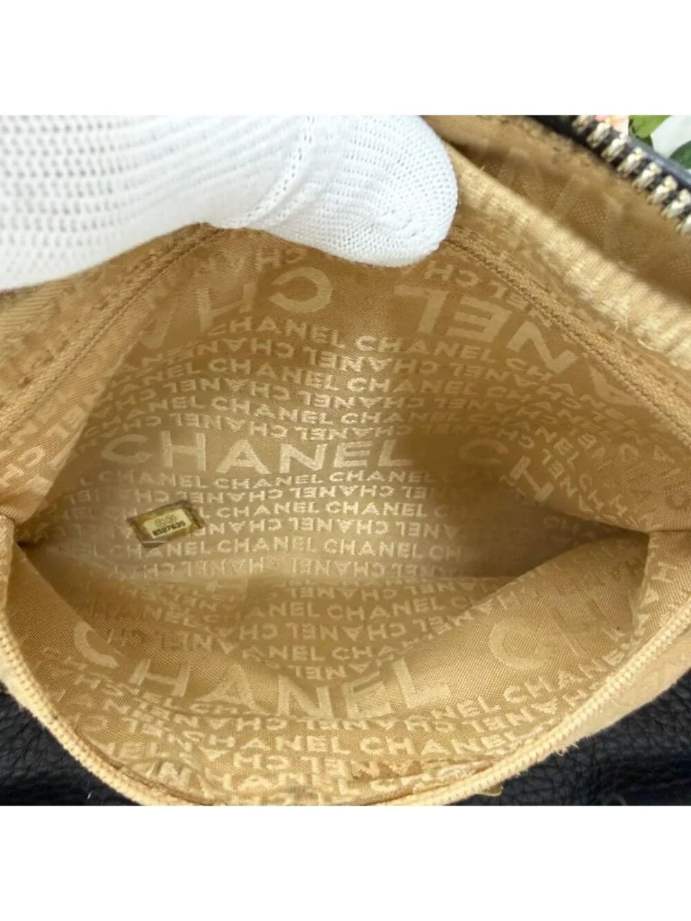 Chanel Leather Mini Boston Bag